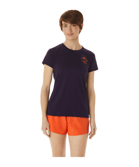 Asics Fujitrail T-Shirt Lila - lila