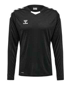 Hummel Core Xk Poly Trikot langarm Schwarz F2009 - schwarz