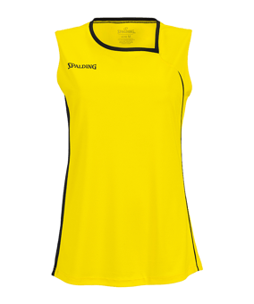 Spalding 4HER II Tank Top Damen Gelb Schwarz F06 - gelb