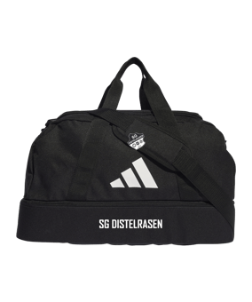 adidas Tiro League Duffel Bag Gr. S Schwarz Weiss