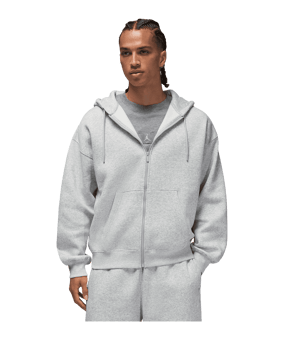 Jordan Brooklyn Oversized Kapuzenjacke Grau F050 - grau