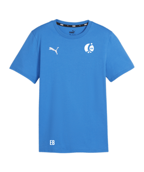 PUMA teamGOAL Casuals T-Shirt Kids Blau F02