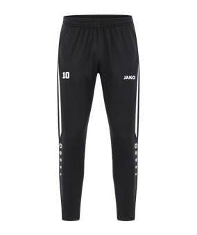JAKO Power Polyesterhose Schwarz Weiss F802