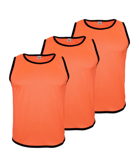 Cawila BIB Kennzeichnungshemden 3er Set | Orange - orange
