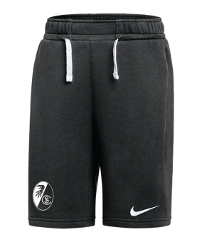 Nike SC Freiburg Fleece Korte broek Kids Zwart K010 - zwart
