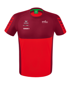 Erima Six Wings T-Shirt Rot