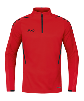 JAKO Challenge Ziptop Rot Schwarz F101 - rot