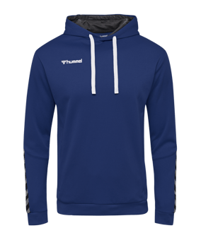Hummel Authentic Poly Hoody Blau F7045 - blau