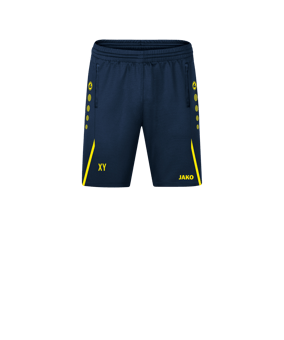 JAKO Challenge Trainingsshort Blau Gelb F904