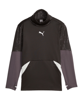 PUMA individual Winterized Sweatshirt Kids F03 - schwarz