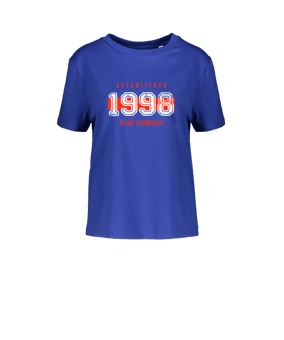 Merch Muser T-Shirt Women Worker Blue | #established