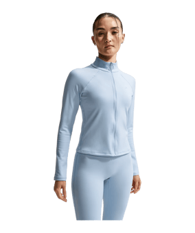 Nike Fitted Gloss Trainingsjacke Damen Blau F407 - blau