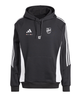 adidas Tiro 24 Hoody Schwarz Weiss