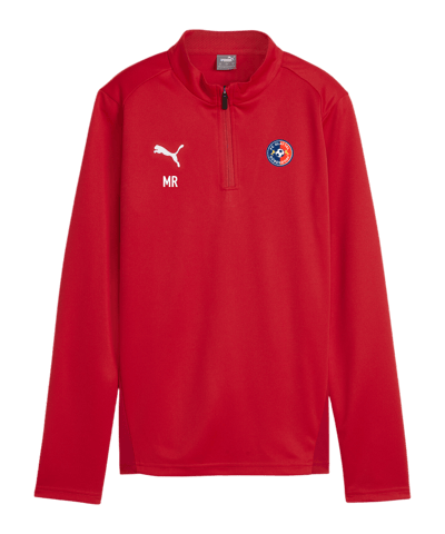 PUMA teamGOAL Training 1/4 Zip Sweatshirt Damen  Rot F01
