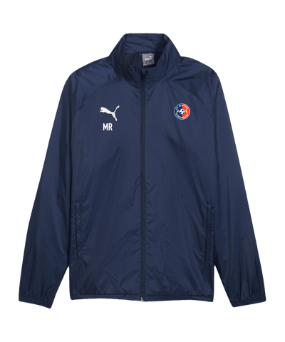 PUMA teamGOAL Allwetterjacke Blau Weiss F06