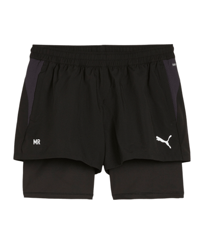 PUMA teamGOAL 2in1 Short Damen Schwarz Weiss F03