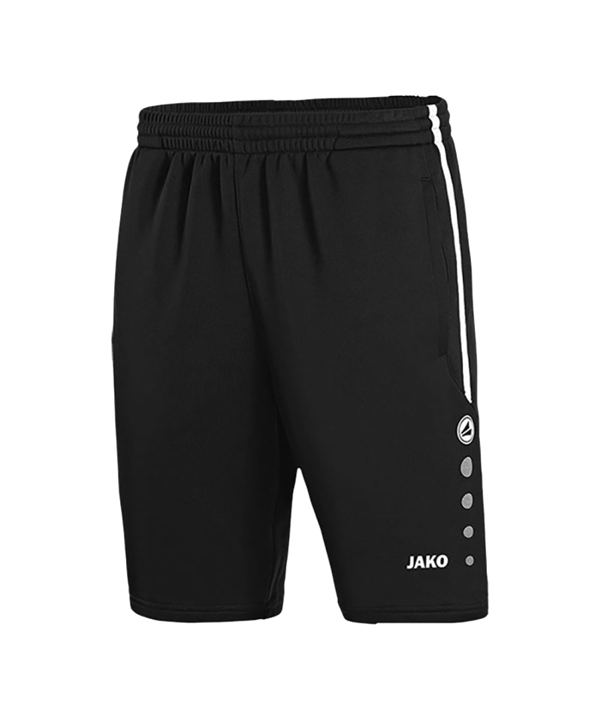 Jako Active Trainingsshort Schwarz Weiss F08 - schwarz