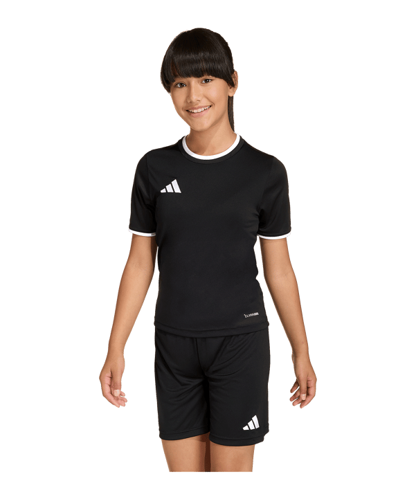 adidas Entrada 26 Trikot Kids Schwarz - schwarz