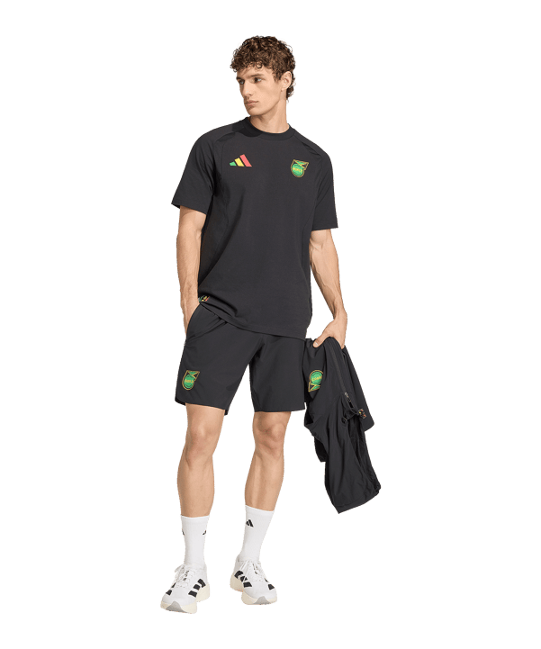 adidas Jamaika x Bob Marley Tiro Travel Short Black - schwarz