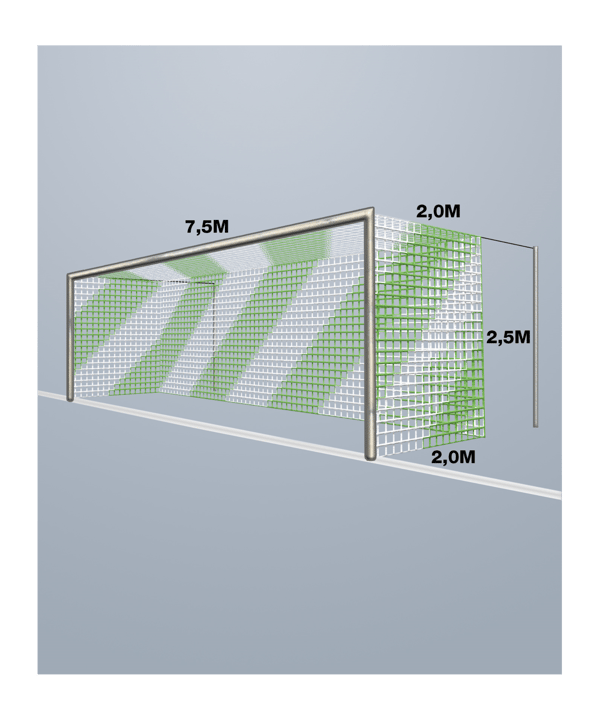 Cawila Tornetz 7,50x2,50m | Tiefe 2,0x2,0m - gruen