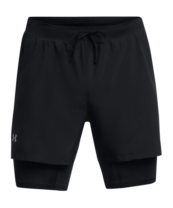 Under Armour Launch 5in 2-In-1 Short Schwarz F001 - schwarz