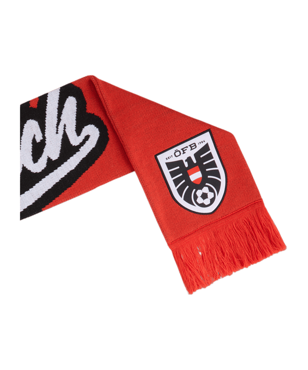 PUMA ÖFB Österreich Culture Schal Rot F02 - rot