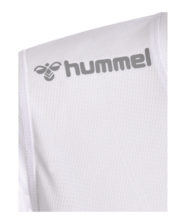 Hummel Run Trikot langarm Damen Weiss F9001 - weiss