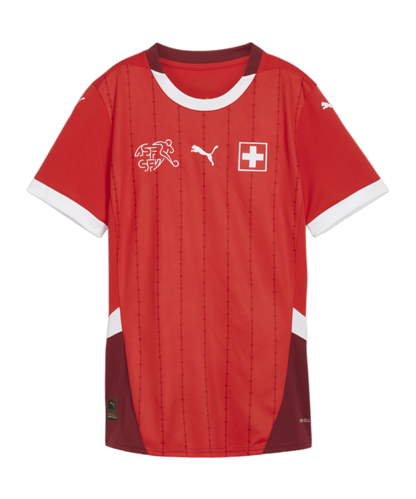 PUMA Schweiz Trikot Home EM 2024 Damen Rot F01 - rot