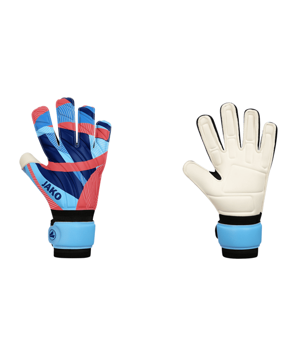 JAKO River Supersoft RC Torwarthandschuhe Blau F436 - blau