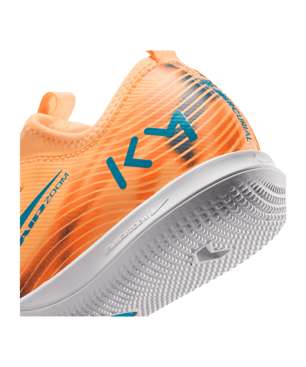 Nike Jr Air Zoom Mercurial Vapor XVI Academy IN Kylian Mbappe Signature Kids Orange F801 - orange