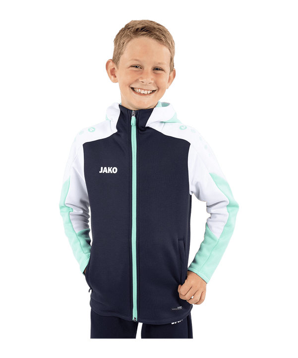 JAKO Dynamic Kapuzenjacke Kids Blau F915 - blau