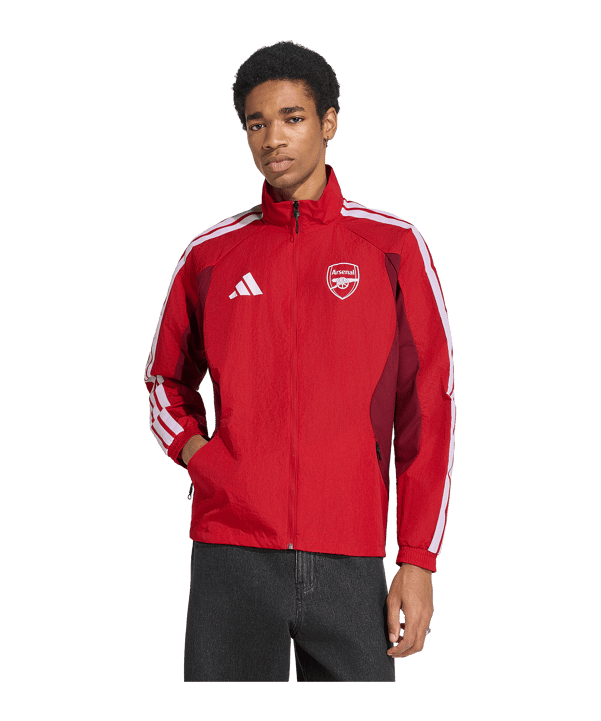 adidas FC Arsenal London Anthem Jacke Rot - rot