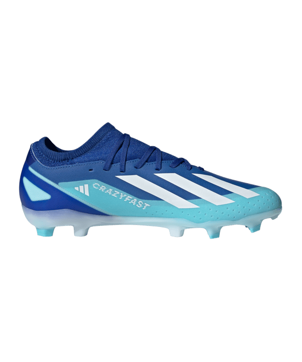 adidas X Crazyfast.3 FG Marinerush Blau Weiss Orange - blau