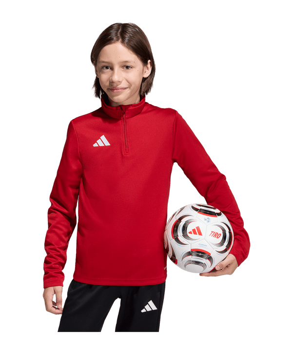 adidas Entrada 26 Training Sweatshirt Kids Rot - rot