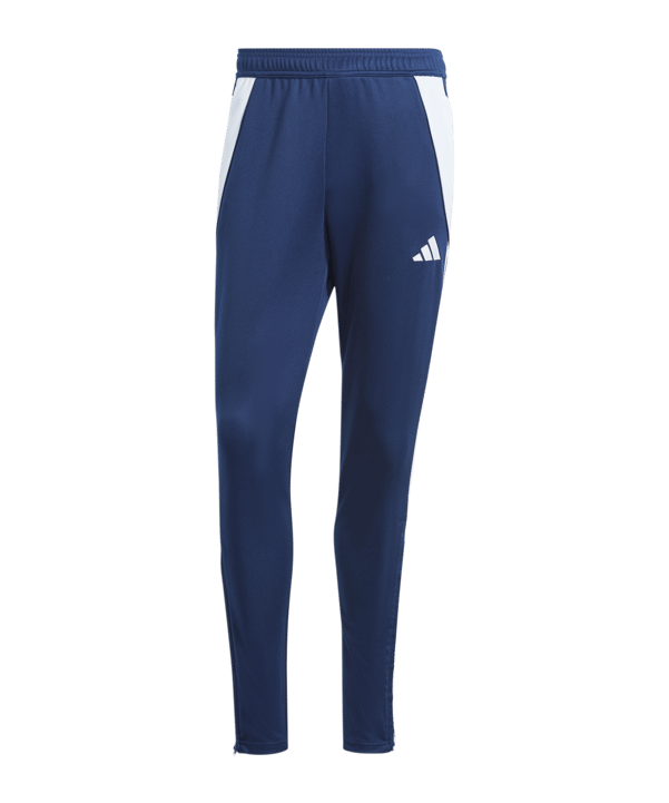adidas Tiro 24 Trainingshose Blau Weiss - blau