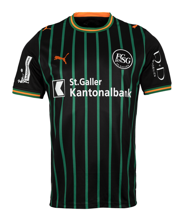 PUMA FC St. Gallen 1879 Trikot Away 2026/2027 Schwarz F02 - schwarz