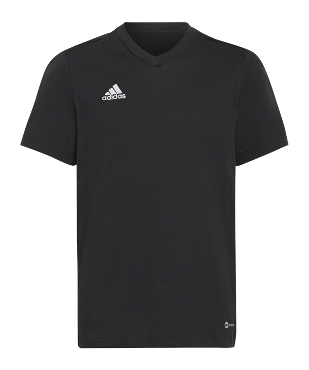 adidas Entrada 22 T-Shirt Kids Schwarz - schwarz