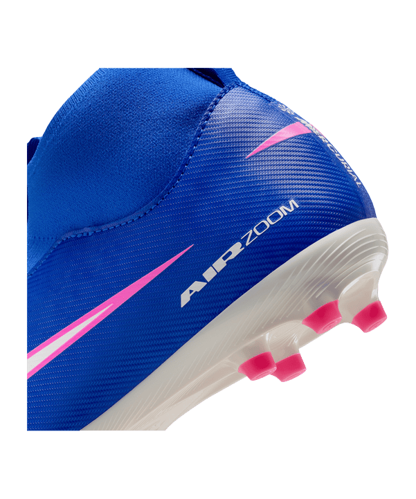 Nike Jr Air Zoom Mercurial Superlfy X Academy FG/MG Attack Kids Blau F446 - blau