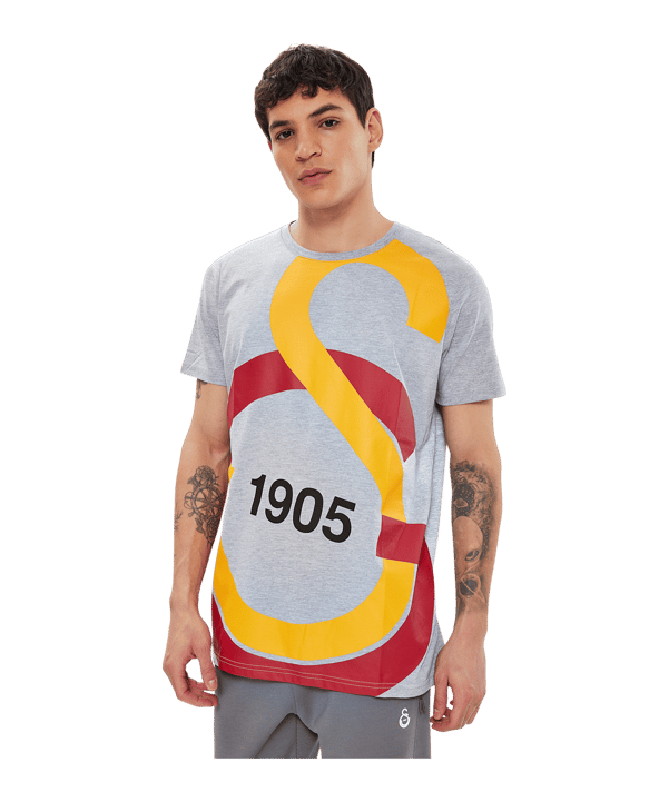 Galatasaray Istanbul Big Logo T-Shirt Grau - grau