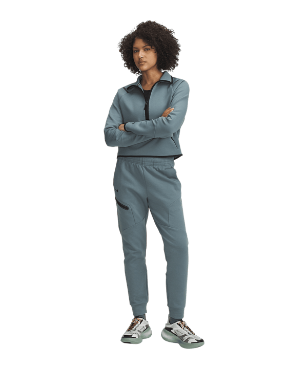 Under Armour Unstoppable Fleece Jogginghose Damen F587 - blau