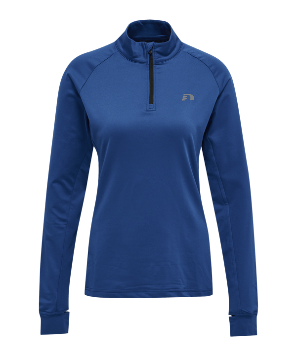Newline Core Zip Sweatshirt Running Damen F7045 - blau