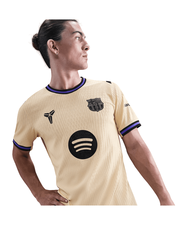 Nike FC Barcelona Authentic Trikot Away 2025/2026 Gold F784 - gold