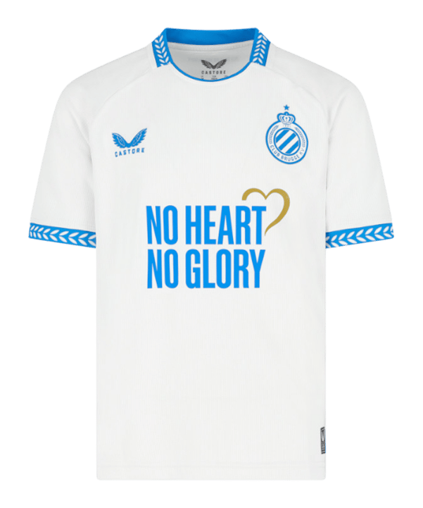 Castore FC Brügge Trikot Auswärts 2025/2026 Weiß