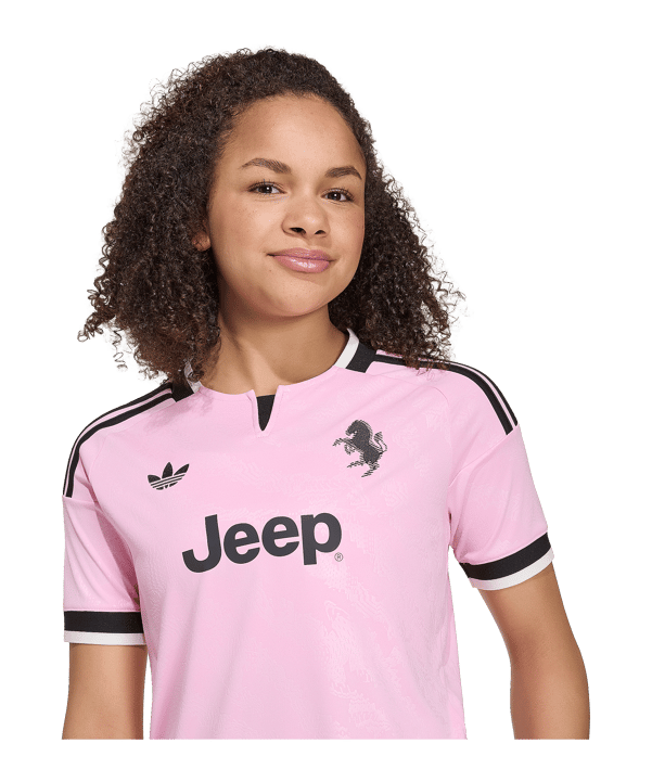 adidas Juventus Turin Trikot Away 2026/2027 Kids Rosa - rosa