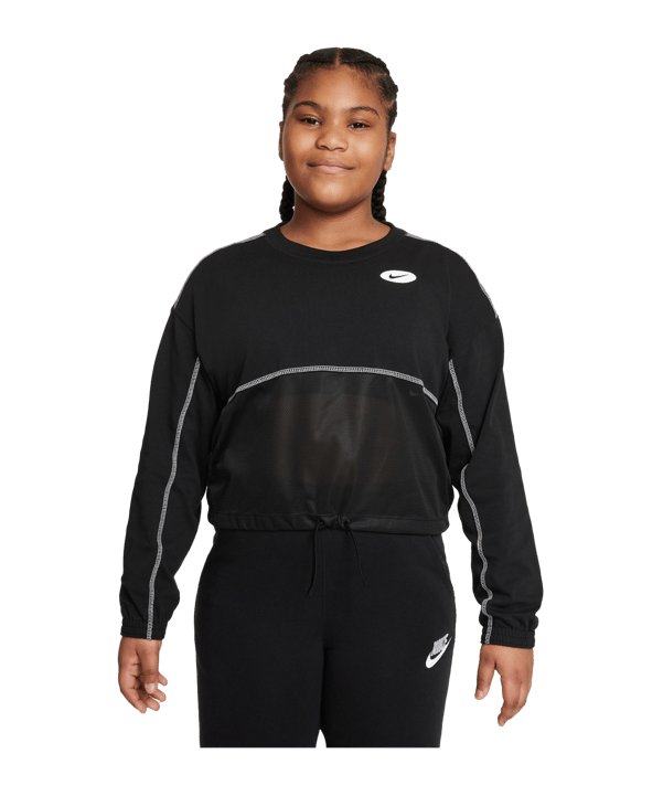 Nike Icon Clash Sweatshirt Plus Size Kids F010 - schwarz
