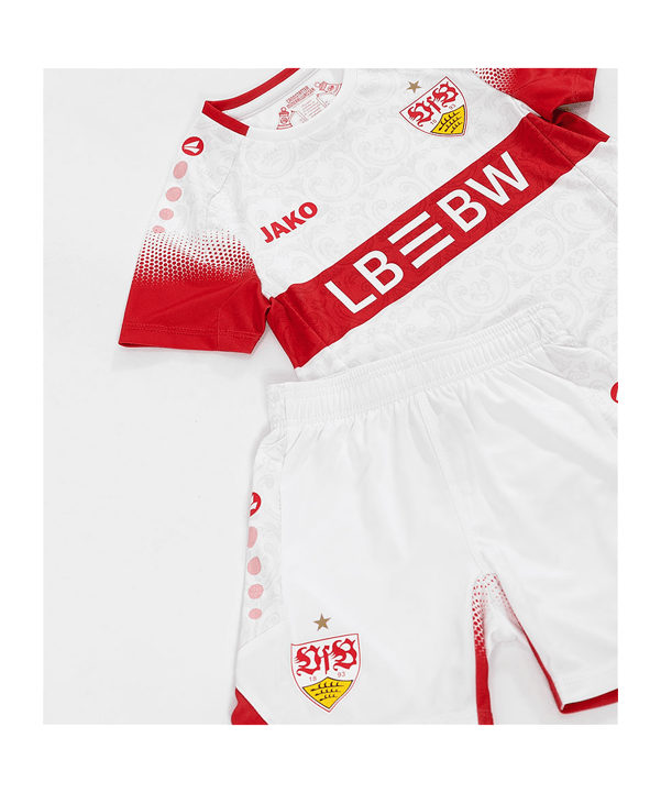 JAKO VfB Stuttgart Trikot Set Home 2026/2027 Kids Weiß F0 - weiss