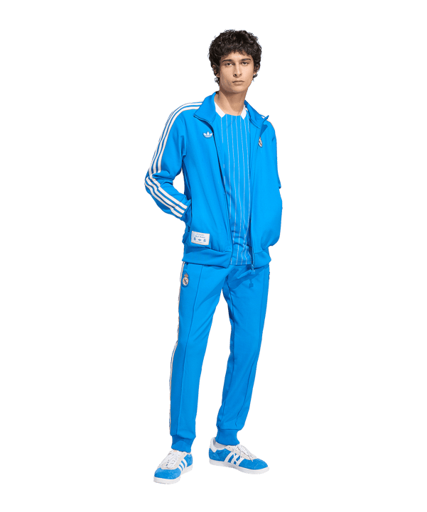 adidas Real Madrid Icon Track Sweatshirt Blau - blau