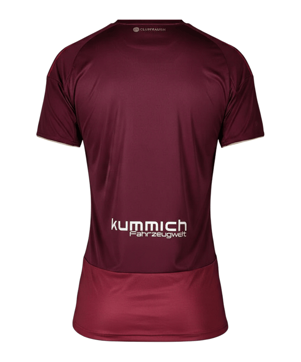 adidas 1. FC Nürnberg Trikot 3rd 2025/2026 Damen Weinrot - rot