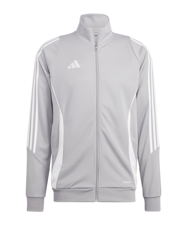adidas Tiro 24 Trainingsjacke Grau Weiss - grau