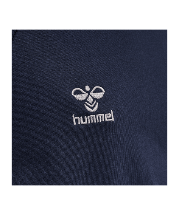 Hummel Move Grid Cotton Sweatshirt Kids Blau F7026 - blau